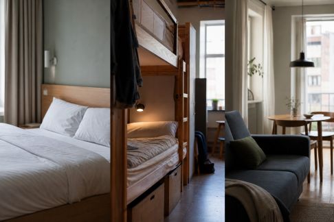 Comparatif entre hôtels, auberges et appartements de vacances